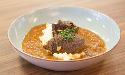 Braisert okse à la Berens